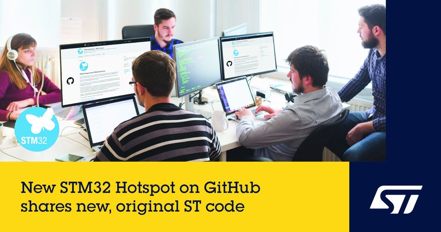 STMicroelectronics opens STM32 Hotspot on GitHub to publish trusted code from in-house projects